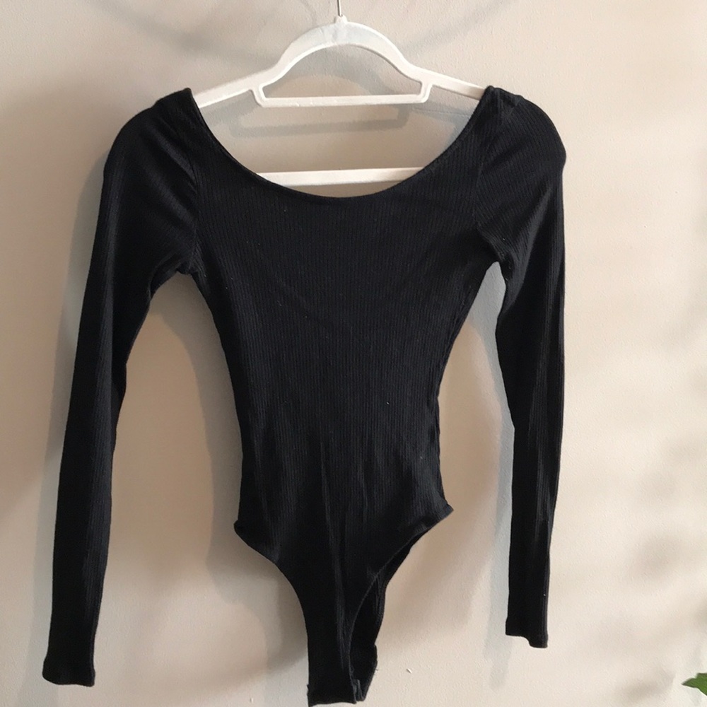 Black Reversible Bodysuit